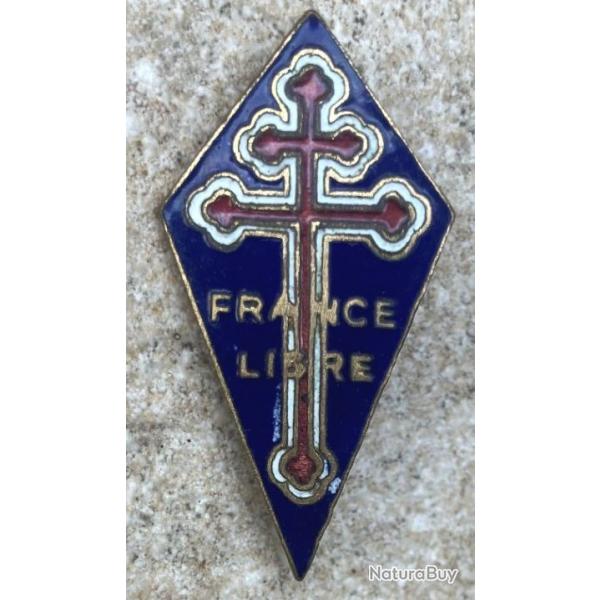 Insigne F.N.F.L France Libre,Fabrication GB WW2