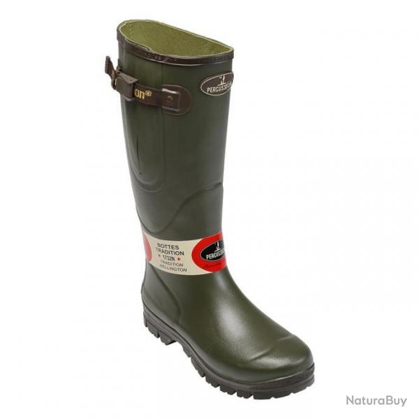 Prix de dpart  1 !! Bottes Tradition Jersey Percussion Kaki Taille 41