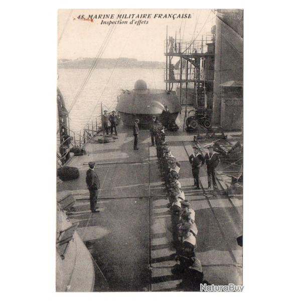 CPA - MARINE MILITAIRE FRANAISE -Inspection d'effets N3226