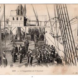 CPA - Marine Militaire L'Inspection de l'Amiral  N&deg;3175