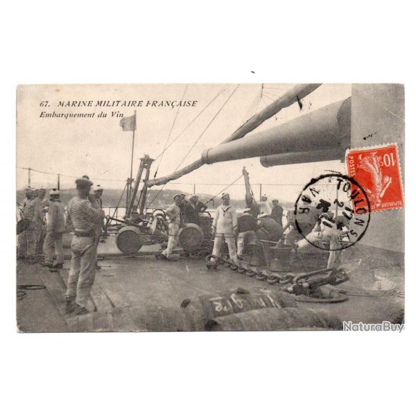 CPA - Marine Militaire Franaise - Embarquement du Vin  N3121