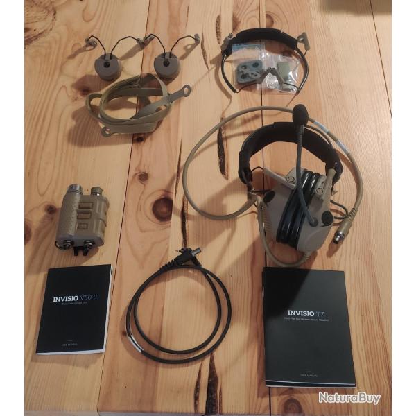 Casque anti-bruit  T7 et kit V50II