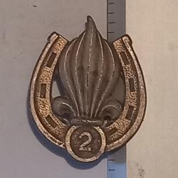 Insigne de béret du 2ème régiment étranger d'infanterie (2ème REI)