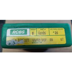 jeu d'outils RCBS 44/40 WCF + shell holder
