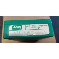jeu d'outils RCBS 222 REM + shell holder