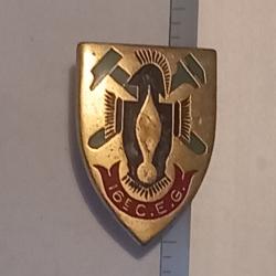 Insigne de la 16ème compagnie d'entretien du génie (16ème CEG) -Drago