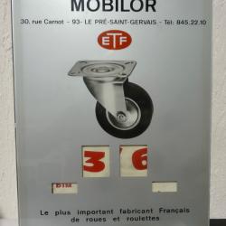 ANCIEN CALENDRIER PERPETUEL MOBILOR 1969