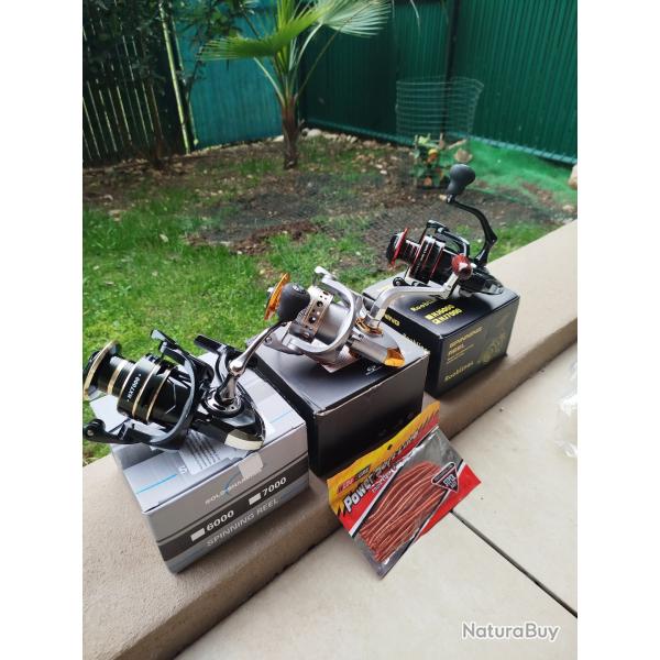 Lot de 3 Moulinets 7000