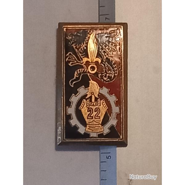 Insigne du 22me bataillon du gni