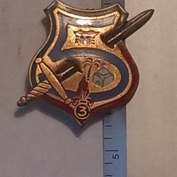 Insigne de la 5ème compagnie de 3ème régiment étrange d'infanterie (3ème REI)