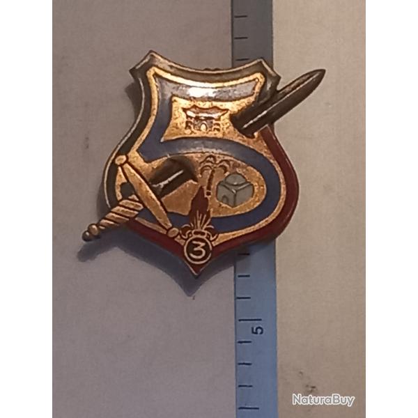 Insigne de la 5me compagnie de 3me rgiment trange d'infanterie (3me REI)