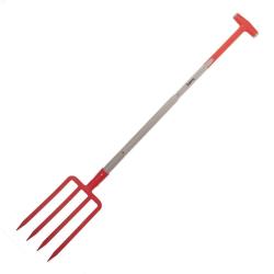 Soldes ! Fourche à bêcher pro 4 dents fibre