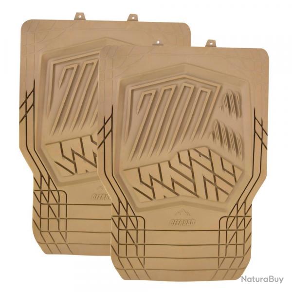 Soldes ! Lot de 2 Tapis de sol avant voiture Offroad camel