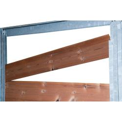 Soldes ! Panneau chenil coupe vent (cadre vide) 1,5m