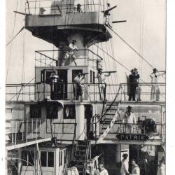 CPA - Marine Militaire  - Les Timoniers Passerelle d'un cuirasse  - N°3022