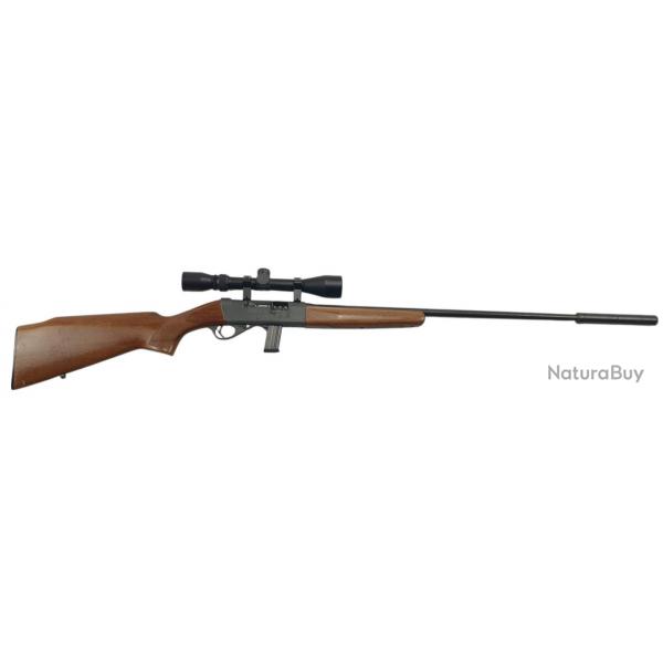 OCCASION SA - CARABINE SEMI-AUTO ANSCHUTZ 525 CAL.22LR + lunette 3-9x40 + modrateur