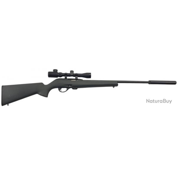 OCCASION SA- CARABINE SEMI-AUTO REMINGTON 597 CAL.22LR + LUNETTE 3-9X32 + MODERATEUR