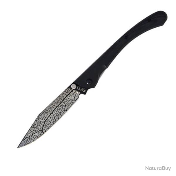 LUC63LTB2LD Couteau pliant LUG " C63 Feuille noir" manche G10