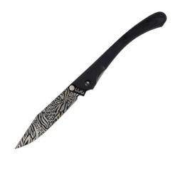 LUC63LTB2LE Couteau pliant LUG " C63 Animal noir" manche G10/acier