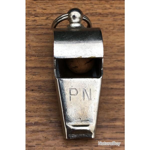 Sifflet , PN , Sifflet police ancien marqu PN