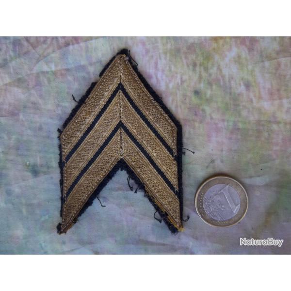 insigne de bras grade galon modle 45 sergent / chef