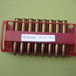 8  Balles  Norma  8x57 JRS  anciennes