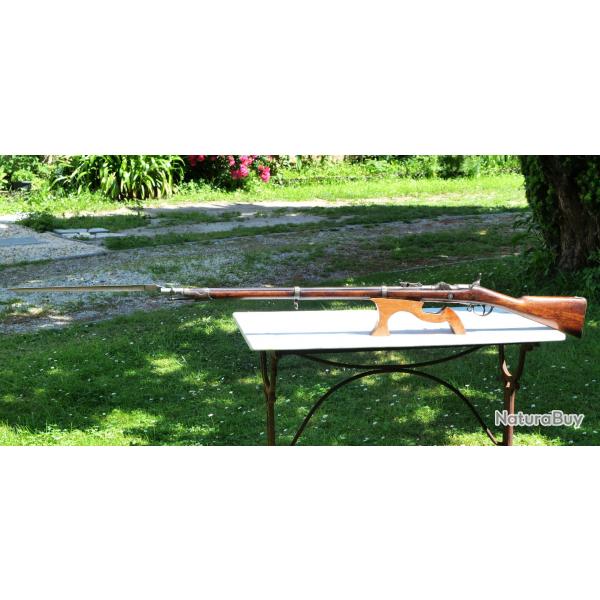 Fusil rglementaire Albini-Braendlin calibre 11 mm XIX 1868 PIRLOT FRERES catgorie D SCN25PIR001