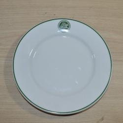 Rare Assiette en Porcelaine PILLIVUT 12 Régiment Chasseurs SEDAN Audace n'est pas deraison Ardennes