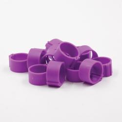 Soldes ! Lot de 25 bagues 25mm violet (Taille 10)