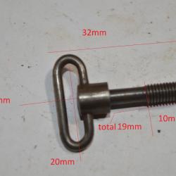 Battant de crosse pour fusil Ancien Chasse Militaire à identifier / (17)