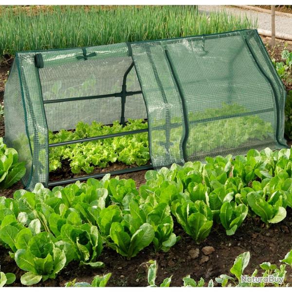Soldes ! Serre chssis de jardin spcial forage bche polythylne verte