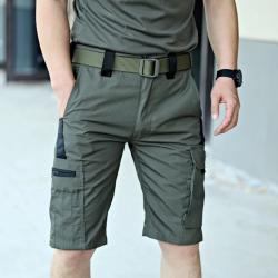 Short Cargo Homme Été Imperméable Multi-Poches - Séchage Rapide, Randonnée, Pêche, Tissu Résistant V