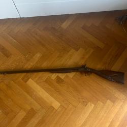 Fusil à percussion à poudre noire juxtaposé calibre 16 - 1 SANS PRIX DE RÉSERVE
