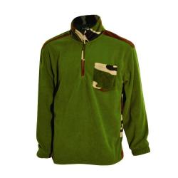 Soldes ! Sweat polaire F1 kaki/camo CE