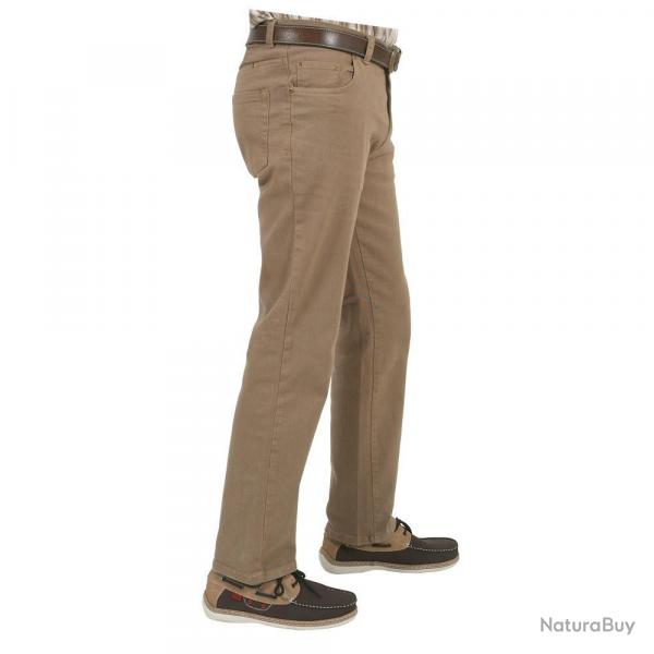 Soldes ! Jean s LMA 5 Poches Taupe Tailles 42 et 46