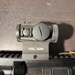 Ensemble point rouge holosun /magnifier sightmark