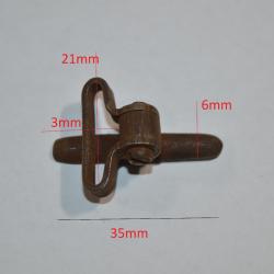 Battant de crosse pour fusil de chasse ancien Battant à souder restauration Silex   (17)