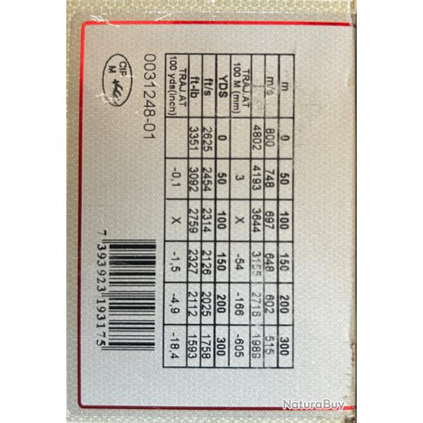 Lot de 2 botes de norma Vulkan Calibre 9,3x62
