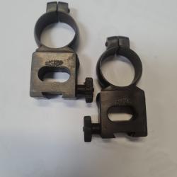 Paire de colliers de montage DISKOP Diamètre 22mm pour support de 11mm