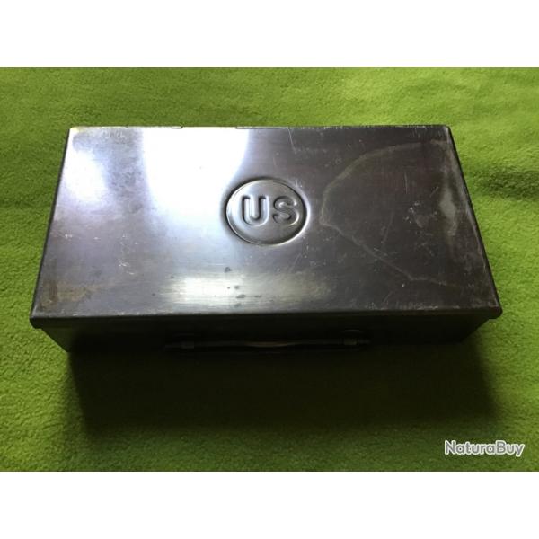 RARE BOTE  UNIT COLLECTIVE POUR COLT 1911 WW1 WW2. pice d origine en acier ...
