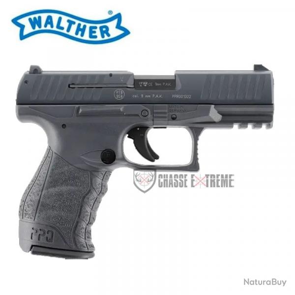 Pistolet WALTHER PPQ M2 Cal 9 mm Pak Tungsten Gray