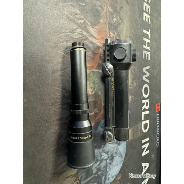 Point rouge  aimpoint electronic mark 3 avec aimpoint scope x 3 enchere 1 e !!!