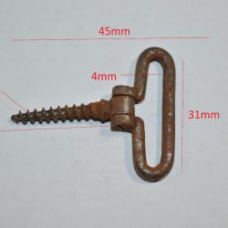 Battant de Crosse pour Fusil Ancien à identifier Chasse Militaire (17)