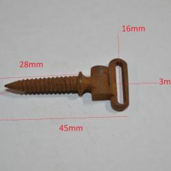 Battant de Crosse à viser  pour Fusil Ancien à identifier Chasse Militaire (17)
