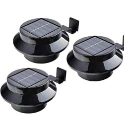 Soldes ! Lampes solaires pour gouttière clôture 3 pièces