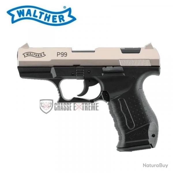 Pistolet WALTHER P99 Cal 9 mm Pak Bicolor