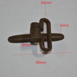 Battant de Crosse  pour crosse Fusil Ancien à identifier Chasse Militaire restauration  (17)