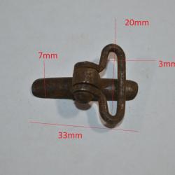 Battant de Crosse  pour crosse Fusil Ancien à identifier Chasse Militaire restauration souder  (17)