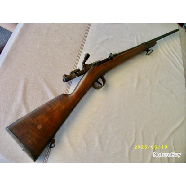 Fusil CHASSEPOT-GRAS mle. 1866-74 transform chasse calibre 28