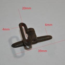 Battant de Crosse  pour crosse Fusil Ancien à identifier Chasse Militaire restauration France (17)